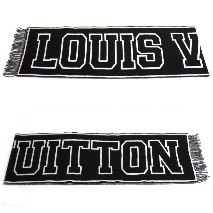 LOUIS VUITTON ルイ・ヴィトン エシャルプ シティールイ マフラー ブラック M71317 AB0198 メンズ【中古】