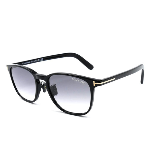 TOM FORD トムフォード サングラス ブラック TF1048D メンズ 52□18 145【中古】