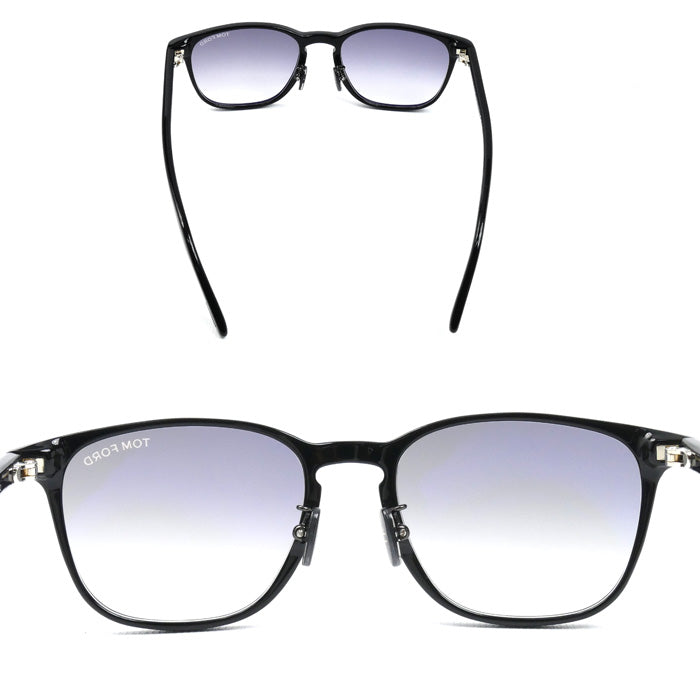 TOM FORD トムフォード サングラス ブラック TF1048D メンズ 52□18 145【中古】