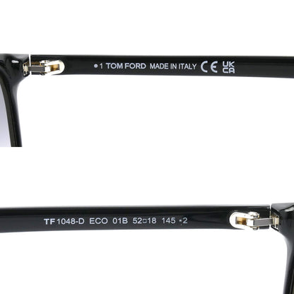 TOM FORD トムフォード サングラス ブラック TF1048D メンズ 52□18 145【中古】