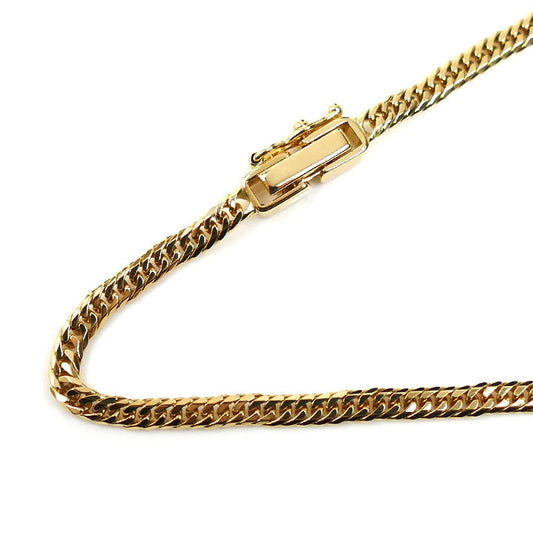 K18YG イエローゴールド ネックレス 喜平6面Wカット 12.2g 60cm ユニセックス【中古】