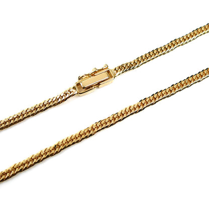 K18YG イエローゴールド ネックレス 喜平6面Wカット 12.2g 60cm ユニセックス【中古】