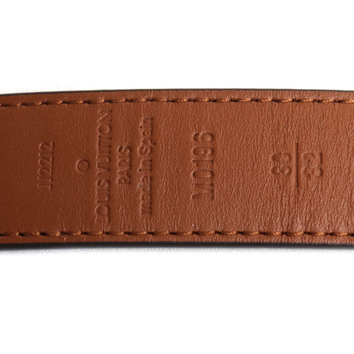 LOUIS VUITTON ルイ・ヴィトン ドーフィーヌ 25MM リバーシブル ベルト モノグラム ブラウン M0196 JJ2212 レディース 80/32【中古】【美品】