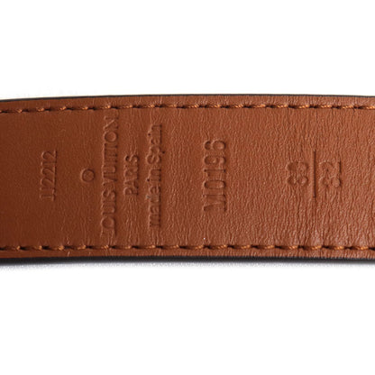 LOUIS VUITTON ルイ・ヴィトン ドーフィーヌ 25MM リバーシブル ベルト モノグラム ブラウン M0196 JJ2212 レディース 80/32【中古】【美品】