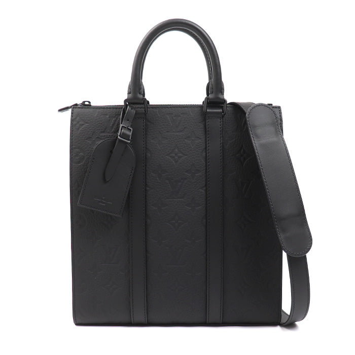 LOUIS VUITTON ルイ・ヴィトン サックプラ クロス 2Wayショルダーバッグ モノグラム トリヨン ブラック M21884 ICチップ メンズ【中古】【美品】