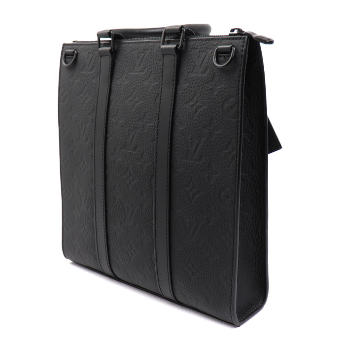 LOUIS VUITTON ルイ・ヴィトン サックプラ クロス 2Wayショルダーバッグ モノグラム トリヨン ブラック M21884 ICチップ メンズ【中古】【美品】