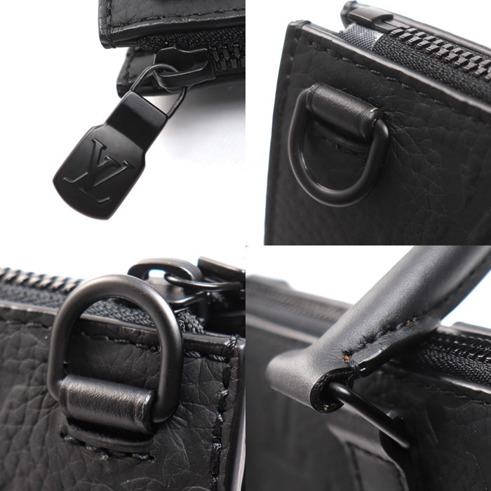 LOUIS VUITTON ルイ・ヴィトン サックプラ クロス 2Wayショルダーバッグ モノグラム トリヨン ブラック M21884 ICチップ メンズ【中古】【美品】