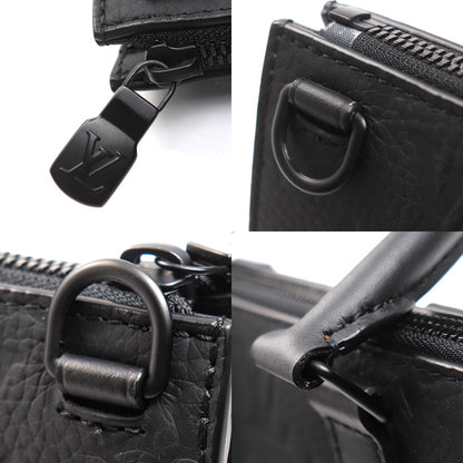 LOUIS VUITTON ルイ・ヴィトン サックプラ クロス 2Wayショルダーバッグ モノグラム トリヨン ブラック M21884 ICチップ メンズ【中古】【美品】