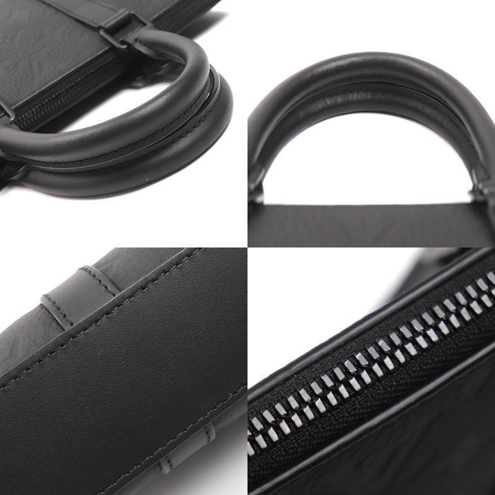 LOUIS VUITTON ルイ・ヴィトン サックプラ クロス 2Wayショルダーバッグ モノグラム トリヨン ブラック M21884 ICチップ メンズ【中古】【美品】