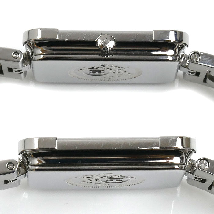 HERMES エルメス クロアジュール ピンクシェル 腕時計 電池式 CR2.210 レディース【中古】