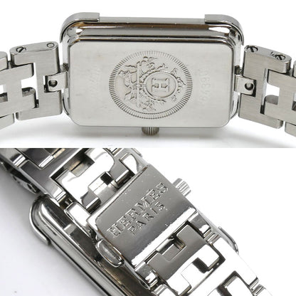 HERMES エルメス クロアジュール ピンクシェル 腕時計 電池式 CR2.210 レディース【中古】