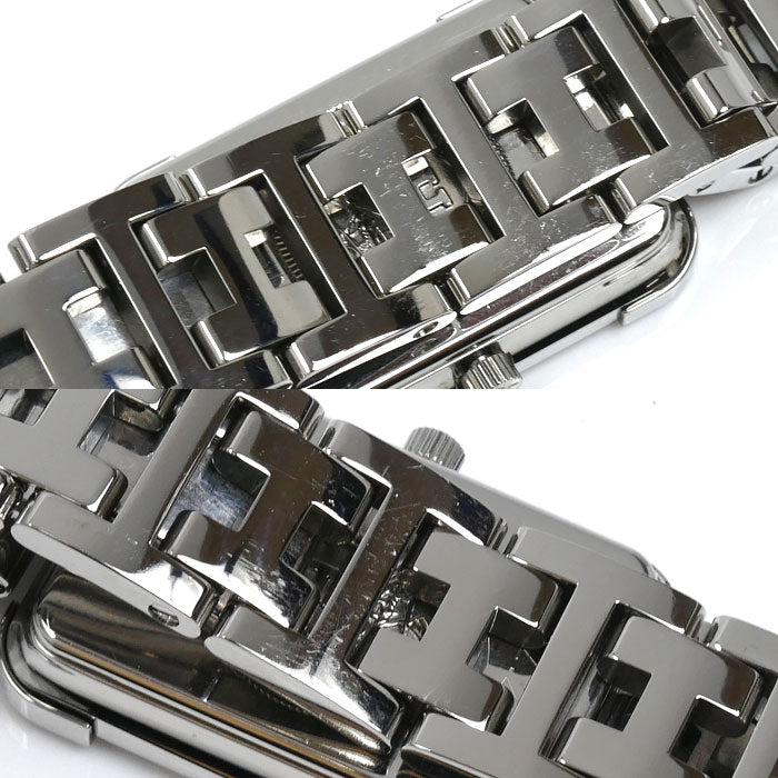 HERMES エルメス クロアジュール ピンクシェル 腕時計 電池式 CR2.210 レディース【中古】