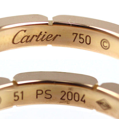 CARTIER カルティエ K18PG ピンクゴールド マイヨン パンテール 4PD リング・指輪 B4080551 ダイヤモンド 11号 51 3.9g レディース【中古】
