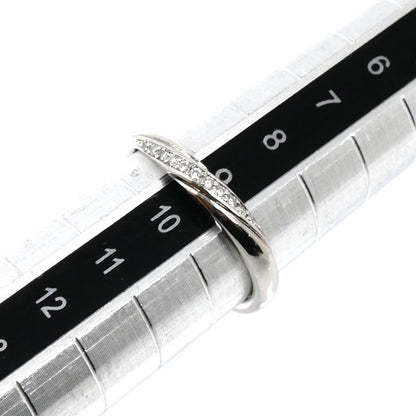 4℃ ヨンドシー Pt950プラチナ リング・指輪 ダイヤモンド 9号 3.3g レディース【中古】【美品】