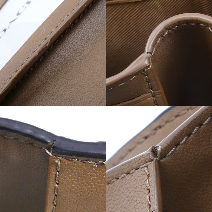 COACH コーチ ミディアム グレース ウォレット 三つ折り財布 ベージュ CC060 レディース【中古】