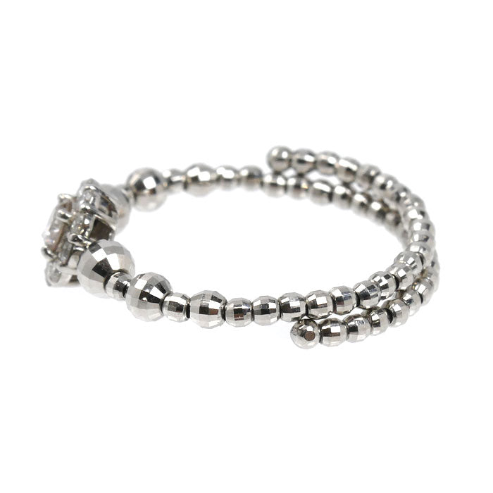 PT950/850 リング・指輪 ダイヤモンド0.20ct 8号 1.0g ワイヤーフリー レディース【中古】【美品】