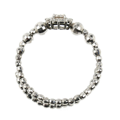 PT950/850 リング・指輪 ダイヤモンド0.20ct 8号 1.0g ワイヤーフリー レディース【中古】【美品】