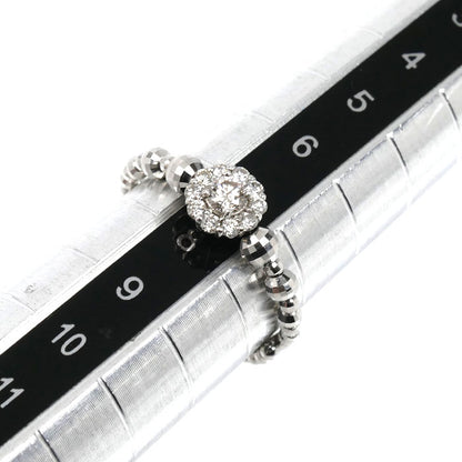 PT950/850 リング・指輪 ダイヤモンド0.20ct 8号 1.0g ワイヤーフリー レディース【中古】【美品】
