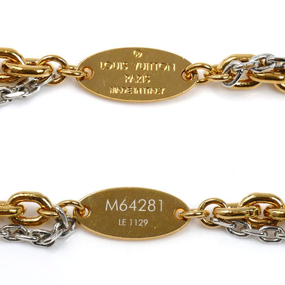 LOUIS VUITTON ルイ・ヴィトン GP コリエ ルイーズ ネックレス M64281 LE1129 80cm レディース【中古】