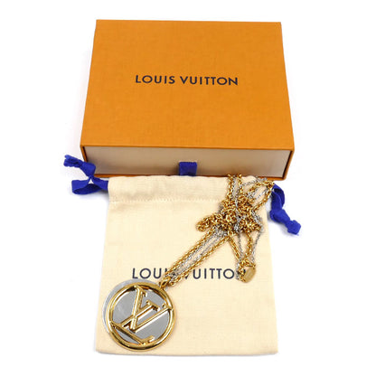 LOUIS VUITTON ルイ・ヴィトン GP コリエ ルイーズ ネックレス M64281 LE1129 80cm レディース【中古】