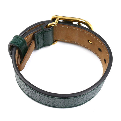 GUCCI グッチ GP レザー ダブルG レザー ブレスレット S バックル レディース【中古】