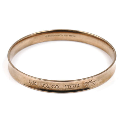 TIFFANY&Co. ティファニー ルベドメタル 1837 ナロー バングル 21.2g ルベド レディース【中古】