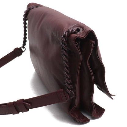 Salvatore Ferragamo サルヴァトーレフェラガモ ヴァラリボン ショルダーバッグ ボルドー GG 211287 レディース【中古】