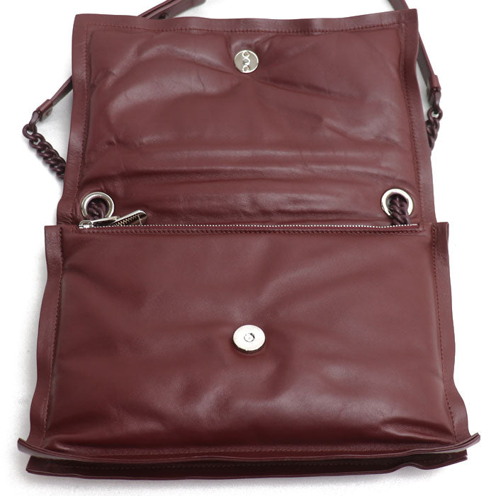 Salvatore Ferragamo サルヴァトーレフェラガモ ヴァラリボン ショルダーバッグ ボルドー GG 211287 レディース【中古】