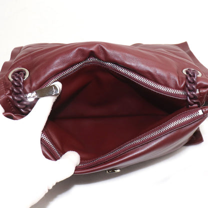 Salvatore Ferragamo サルヴァトーレフェラガモ ヴァラリボン ショルダーバッグ ボルドー GG 211287 レディース【中古】