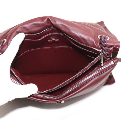 Salvatore Ferragamo サルヴァトーレフェラガモ ヴァラリボン ショルダーバッグ ボルドー GG 211287 レディース【中古】