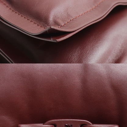 Salvatore Ferragamo サルヴァトーレフェラガモ ヴァラリボン ショルダーバッグ ボルドー GG 211287 レディース【中古】