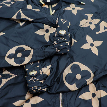 LOUIS VUITTON ルイ・ヴィトン ミックス モノグラム フーテッド ジャケット ナイロンジャケット ブラック RW212W FM7 FLOW23 36 レディース【中古】