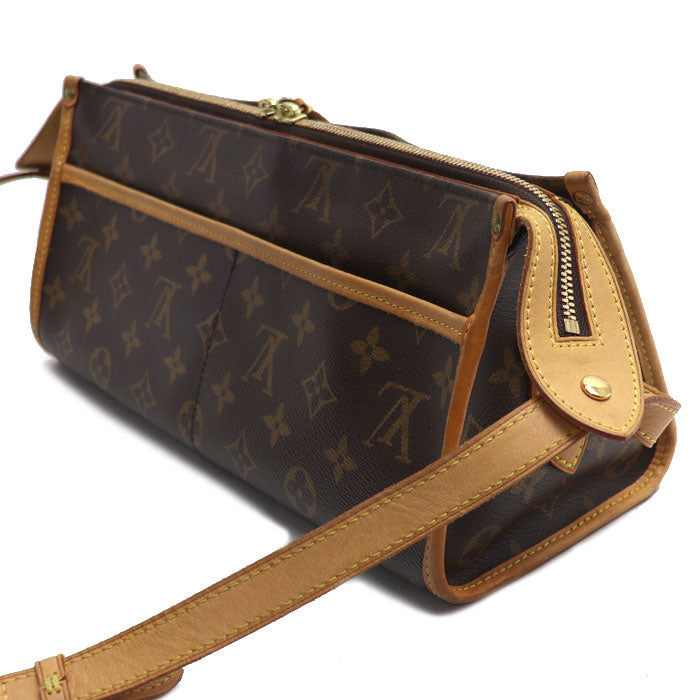 LOUIS VUITTON ルイ・ヴィトン ポパンクール ロン ショルダーバッグ モノグラム M40008 DU0015 レディース【中古】