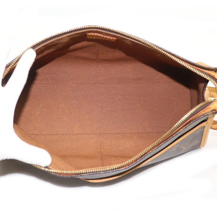 LOUIS VUITTON ルイ・ヴィトン ポパンクール ロン ショルダーバッグ モノグラム M40008 DU0015 レディース【中古】