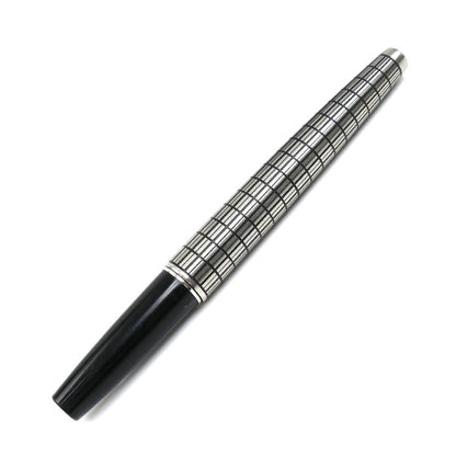 PILOT パイロット Elite 万年筆 シルバー/ブラック ペン先 18K 750 ユニセックス【中古】