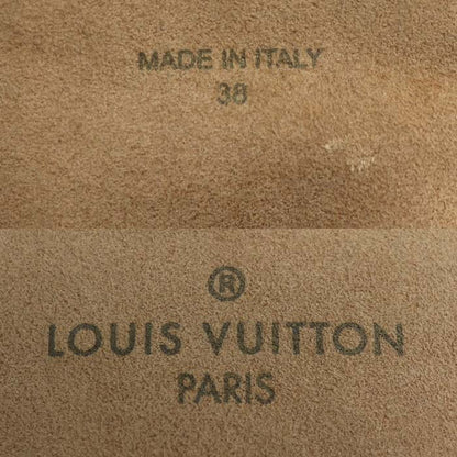 LOUIS VUITTON ルイ・ヴィトン ドリーミー ライン ルームシューズ ベージュ 38 スリッパ レディース【中古】