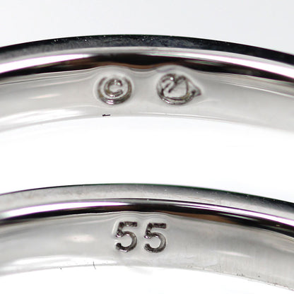SWAROVSKI スワロフスキー クリスタル リング3本セット ハーフエタニティ リング・指輪 14号 レディース【中古】