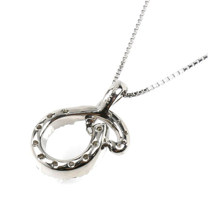 Pt1000プラチナ Pt850プラチナ ネックレス ダイヤモンド1.01ct 11.4g ～45cm フリーチェーン レディース【中古】