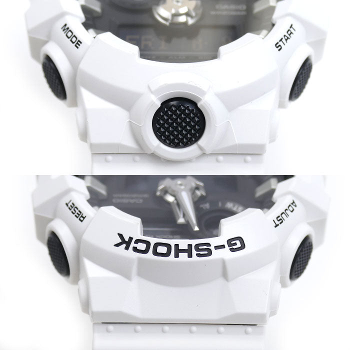 CASIO カシオ G-SHOCK 腕時計 電池式 ホワイト ブラック GA-700-7AJF メンズ【中古】【美品】