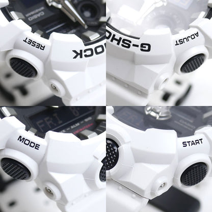 CASIO カシオ G-SHOCK 腕時計 電池式 ホワイト ブラック GA-700-7AJF メンズ【中古】【美品】