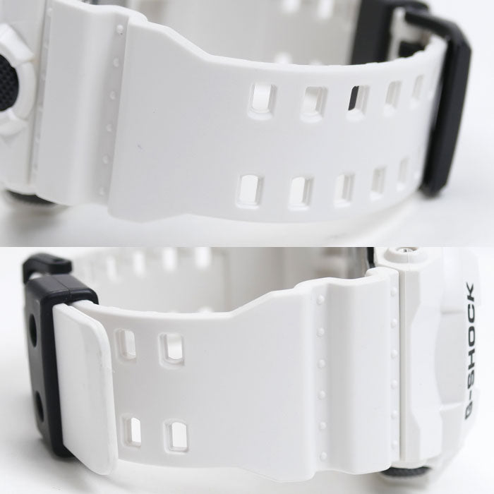 CASIO カシオ G-SHOCK 腕時計 電池式 ホワイト ブラック GA-700-7AJF メンズ【中古】【美品】