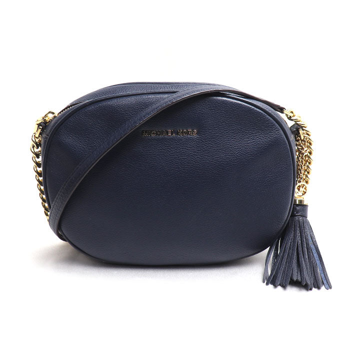 Michael Kors マイケルコース ショルダーバッグ ネイビー 30H6GGNM2L レディース【中古】