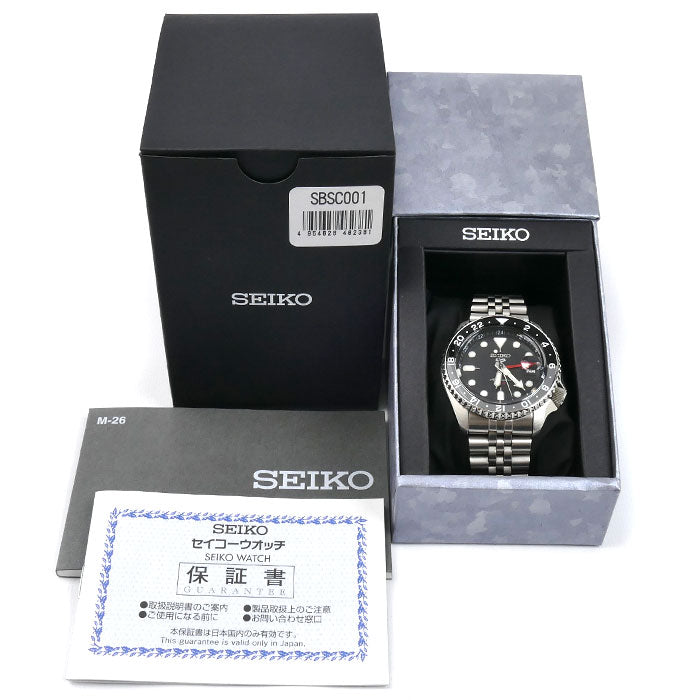 SEIKO セイコー ファイブスポーツ 腕時計 自動巻き SBSC001/4R34-00A0 メンズ【中古】【美品】