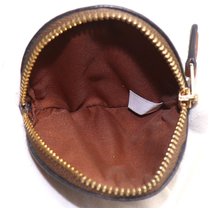 COACH コーチ サーキュラー コインポーチ コインケース ベージュ 89987 レディース【中古】