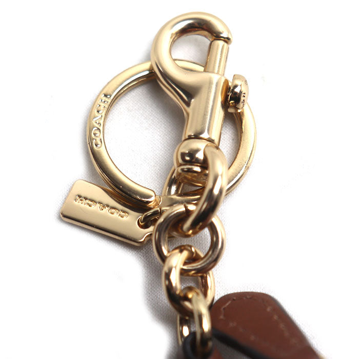COACH コーチ サーキュラー コインポーチ コインケース ベージュ 89987 レディース【中古】