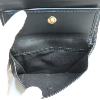 Salvatore Ferragamo サルヴァトーレフェラガモ ガンチーニ 二つ折り財布 ブラック 22E032 レディース【中古】