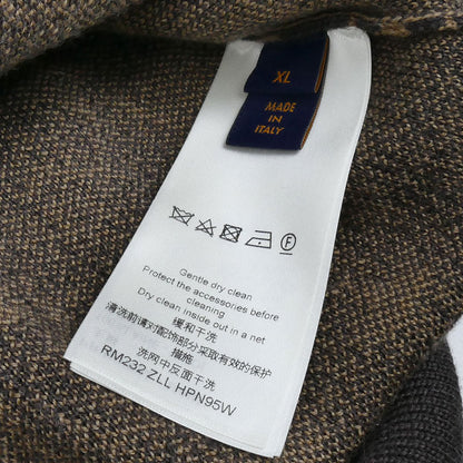 LOUIS VUITTON ルイ・ヴィトン モノグラム エンブロイダード セーター ブラウン RM232 ZLL HPN95W XL メンズ【中古】