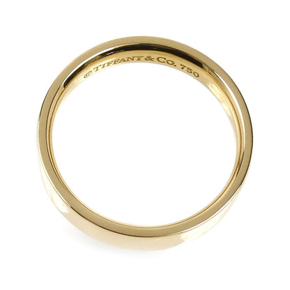 TIFFANY&Co. ティファニー K18YG イエローゴールド フラットバンドリング リング・指輪 15号 5.6g レディース【中古】