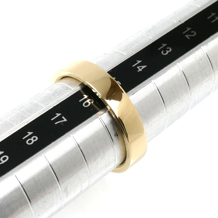 TIFFANY&Co. ティファニー K18YG イエローゴールド フラットバンドリング リング・指輪 15号 5.6g レディース【中古】
