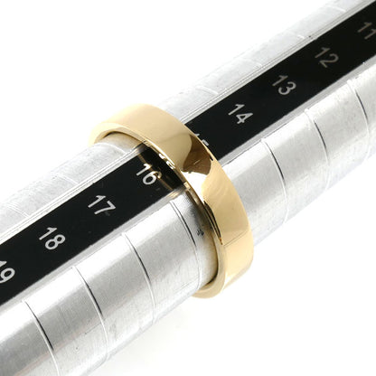 TIFFANY&Co. ティファニー K18YG イエローゴールド フラットバンドリング リング・指輪 15号 5.6g レディース【中古】